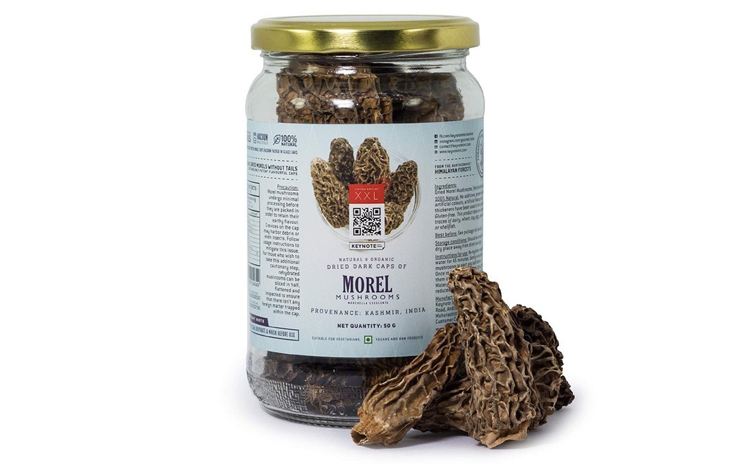 Keynote Morel Mushrooms    Glass Jar  50 grams